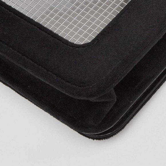 Chanel Black Velvet and Mirror Sequin CC WOC Clutch Bag - Picture 13 of 13